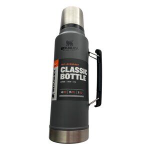 NEW Stanley Classic Legendary Vacuum Bottle 1.5QT Stainless Steel Insulated Gray